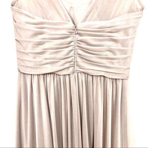 NWT David’s Bridal Beige Bridesmaid Dress - Picture 10 of 14